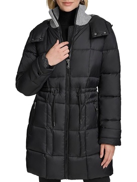 Peyton Quilted Hooded Puffer Coat