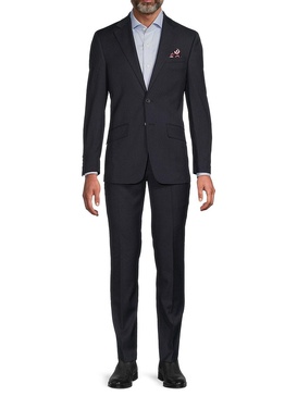 Slim Fit Check Suit