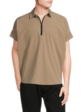 Zip Front Polo