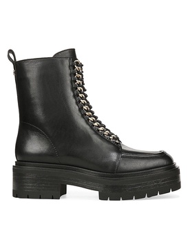 Lovrin Leather Comabt Boots