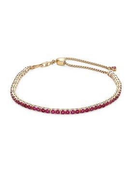 Loveall 18K Goldplated Brass Cubic Zirconia & Synthetic Corundum Bracelet