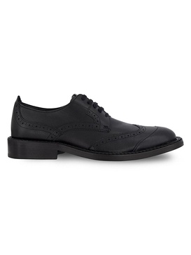 Paris White Label Perforated Dress Shoes