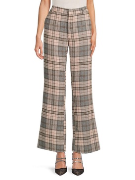 Olivia Plaid Work Pants