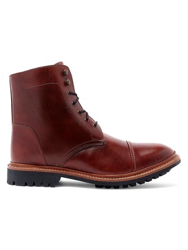 Ranveer Leather Combat Boots