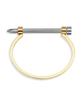 Premium Antoine Two Tone Spike Cuff Screw Bracelet