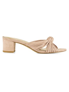 Sophie Leather Knot Sandals