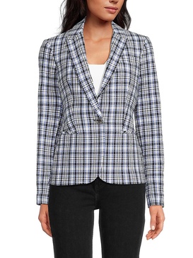 Checked Blazer