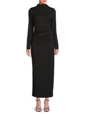 Slim Fit Ruched Maxi Dress