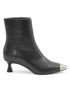 Geneva Cap Toe Heel Ankle Boots