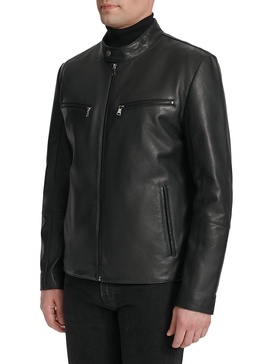 Classic Leather Moto Jacket