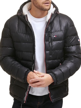 Faux Fur Hooded Puffer Jacket