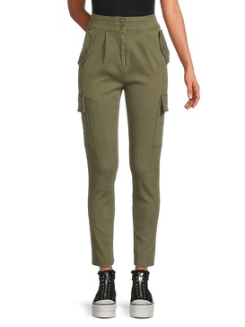 Slim Leg Cargo Ankle Pants