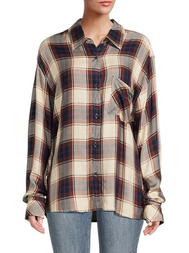 Plaid Boyfriend Shirt