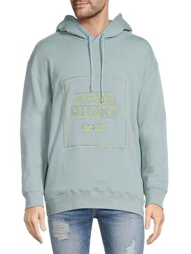 Embroidered Logo Hoodie