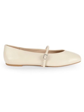 Magnolia Leather Ballet Flats