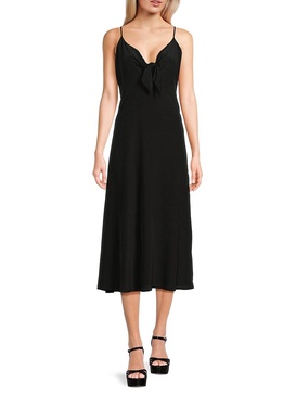 Knot A-line Midi Dress