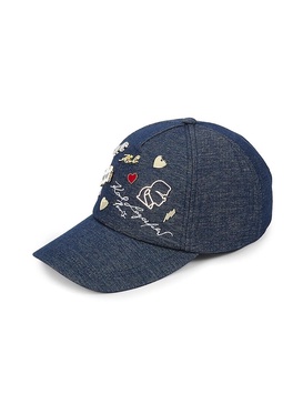 Charm Denim Baseball Cap