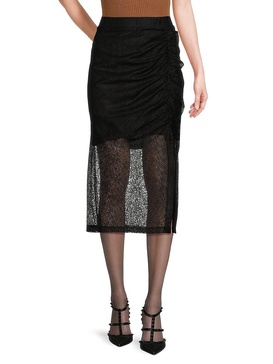 Stephana Ruched Midi Skirt