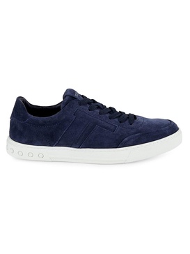 Logo Suede Sneakers