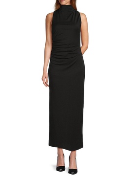 Ruched Jersey Maxi Dress