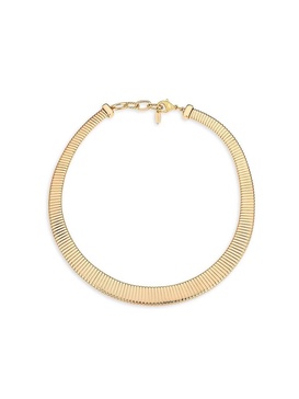 Graduated Flex Goldtone Necklace