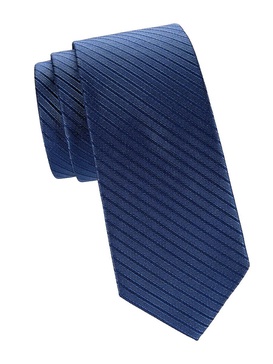 Striped 100% Silk Tie