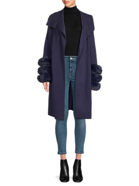 Faux Fur Duster