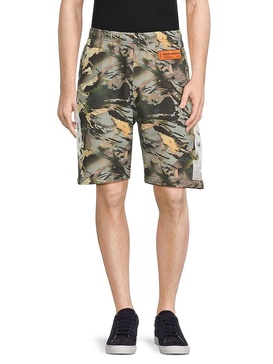 Camo Flat Front Shorts