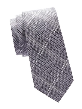 Plaid Silk Tie