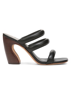 Dara Strappy Leather Block Heel Sandals