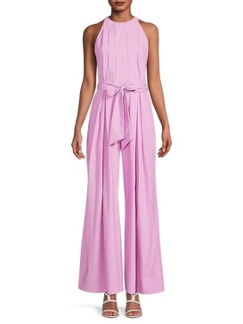 Shannon Belted Halter Jumpsuit