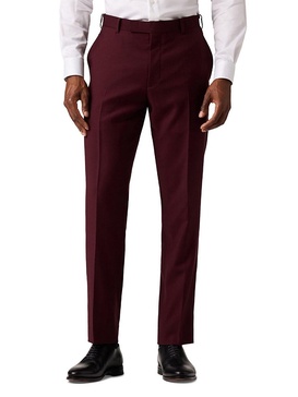 Tailored Fit Flat Front Dress Pants