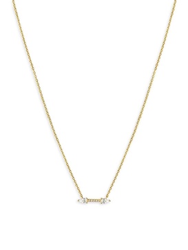 Ellie 14K Goldplated Sterling Silver & Cubic Zirconia Arrow Pendant Necklace