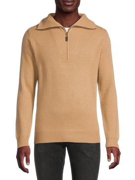 100% Cashmere Ribbed Pullover