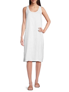 100% Linen Midi Tank Dress