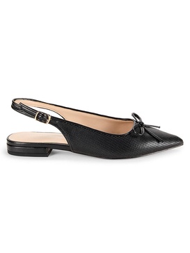 Sarena Bow Slingback Ballet Flats