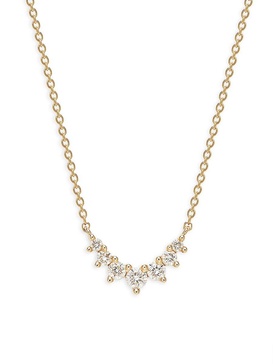 14K Yellow Gold & 0.19 TCW Diamond Necklace