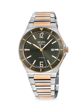 High Line 43MM Swiss Automatic Two Tone Stainless Steel Watch