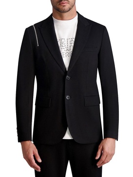 Slim Fit Peak Lapel Blazer