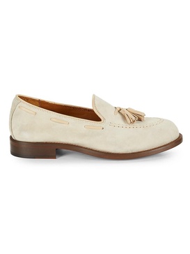 Suede Tassel Loafers