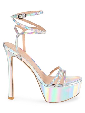 Soiree Iridiscent Platform Sandals