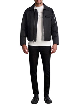 Slim Fit Cropped Puffer Jacket