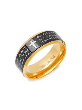 Prayer Stainless Steel Band Ring