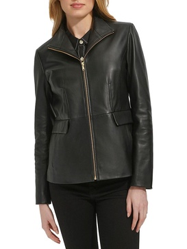 Leather Zip Jacket