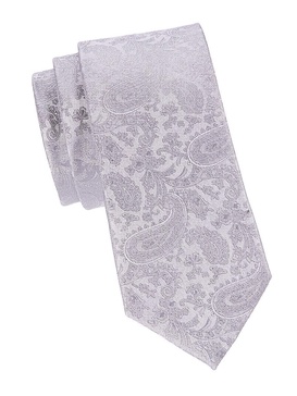 Patterned Silk Tie