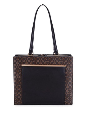 Astrid Monogram Box Tote