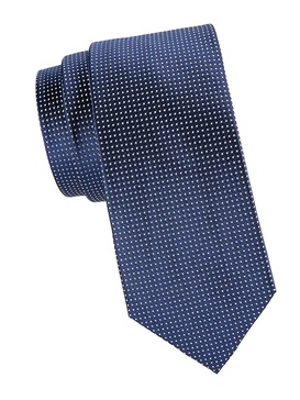 Graph Dot Silk Tie