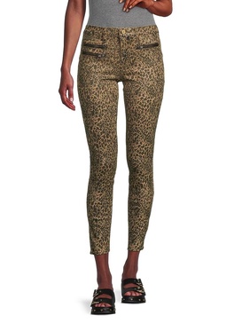 Animal Print Zip Pants