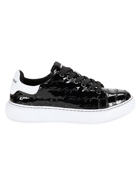 Monogram Patent Leather Low Top Sneakers