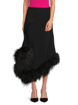 Myrtle Feather Midi Skirt